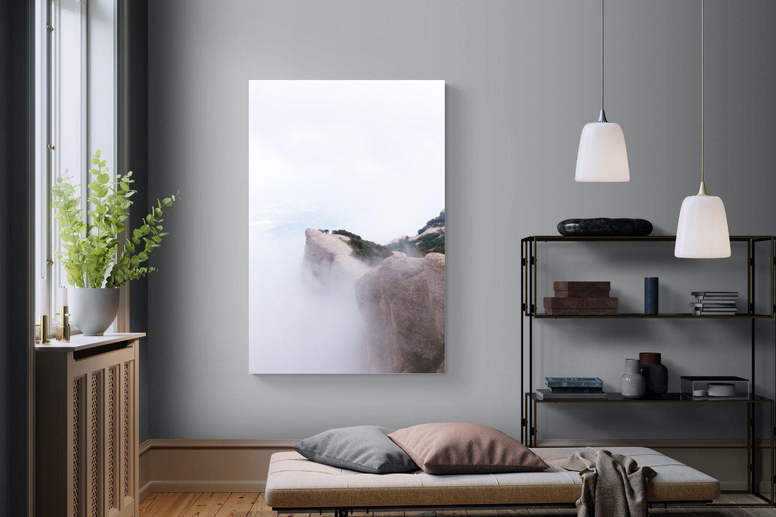 A Peak Above The Clouds-Wall_Art-120 x 180cm-Mounted Canvas-No Frame-Pixalot