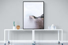 A Peak Above The Clouds-Wall_Art-90 x 120cm-Mounted Canvas-Black-Pixalot