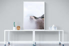 A Peak Above The Clouds-Wall_Art-90 x 120cm-Mounted Canvas-White-Pixalot
