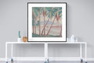 A View Across Fisherman's Cove-Wall_Art-120 x 120cm-Framed Print-Black-Pixalot