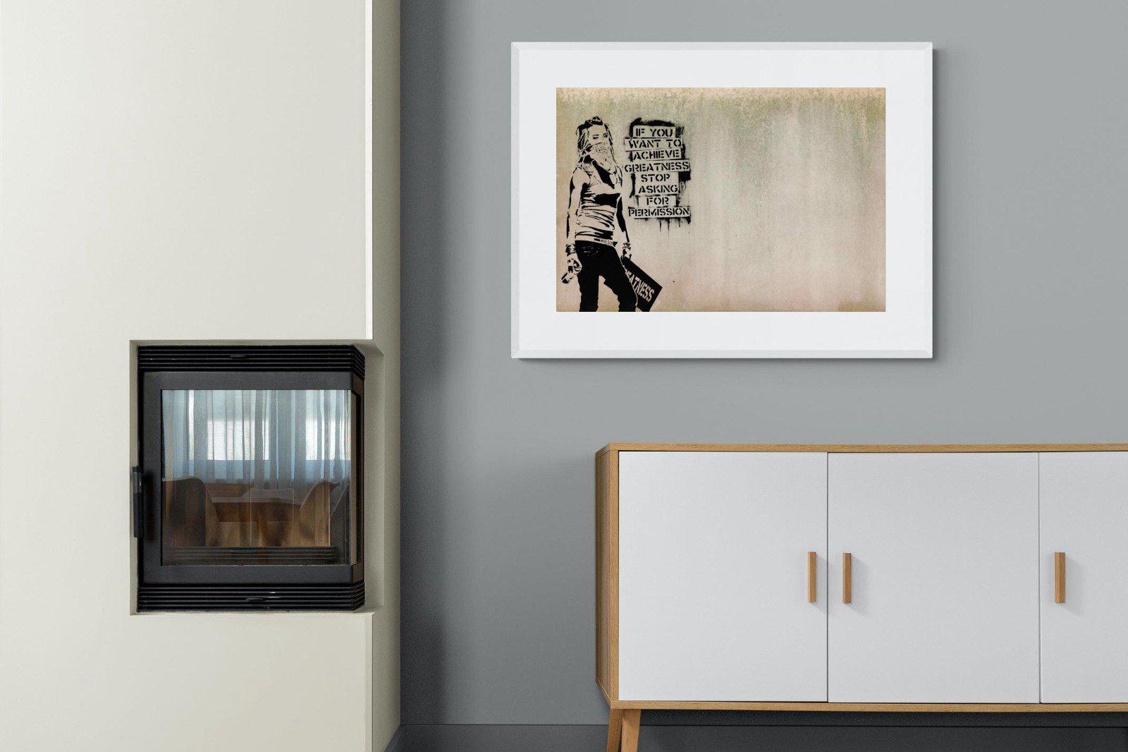 Achieve Greatness-Wall_Art-100 x 75cm-Framed Print-White-Pixalot