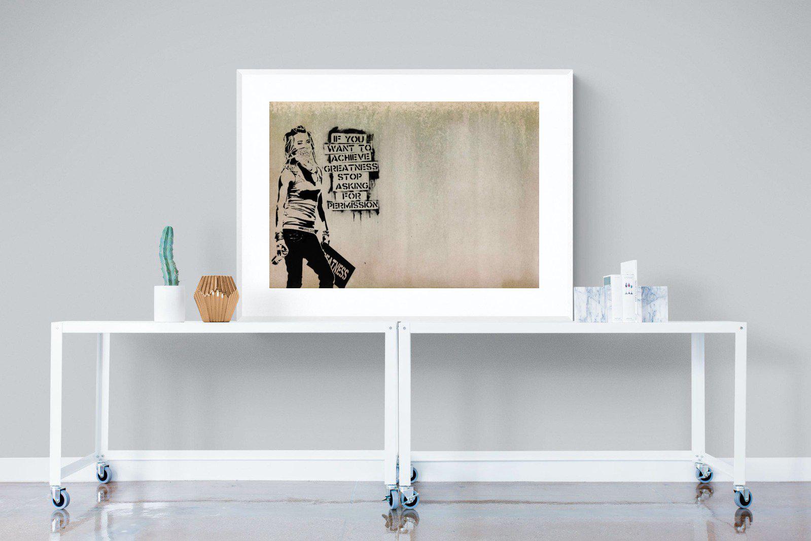 Achieve Greatness-Wall_Art-120 x 90cm-Framed Print-White-Pixalot