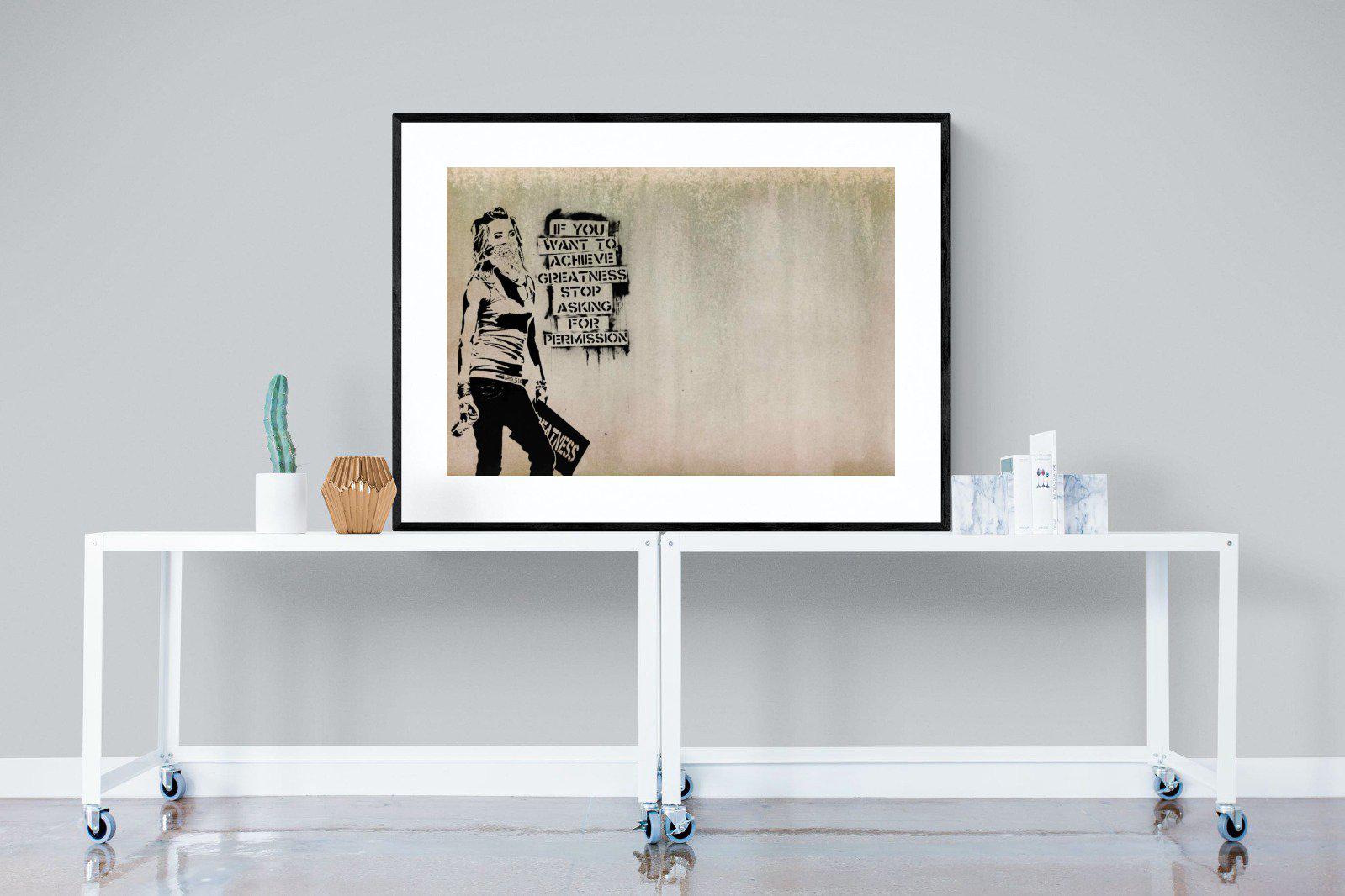 Achieve Greatness-Wall_Art-120 x 90cm-Framed Print-Black-Pixalot