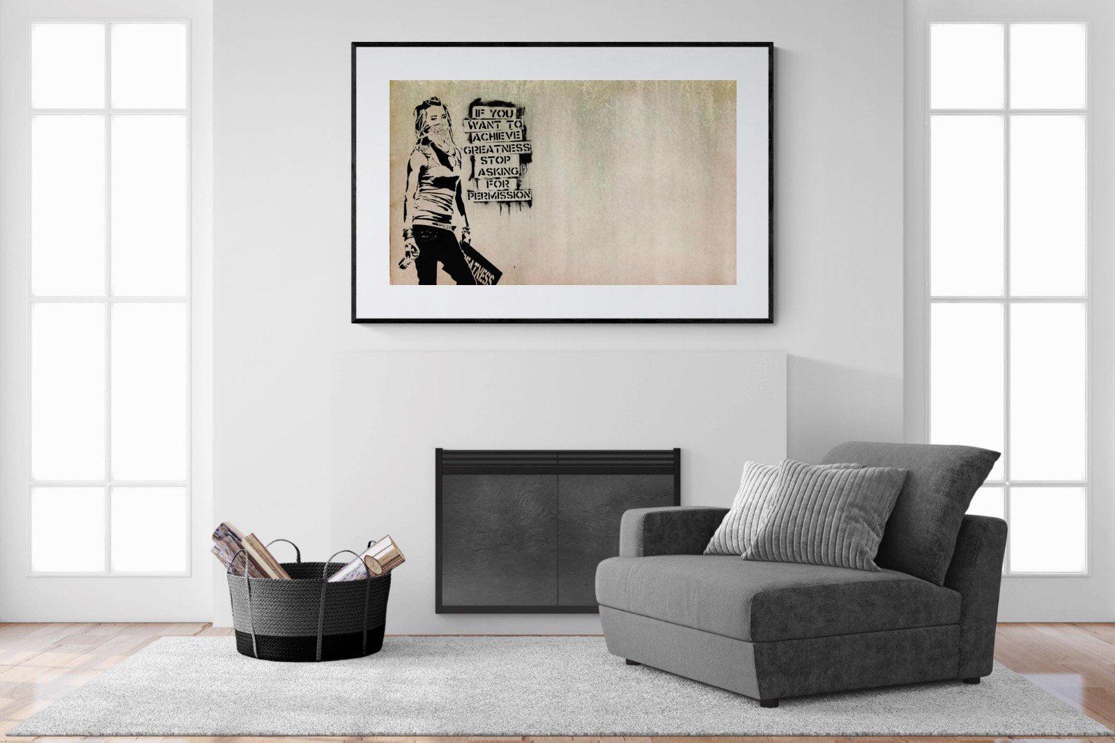 Achieve Greatness-Wall_Art-150 x 100cm-Framed Print-Black-Pixalot