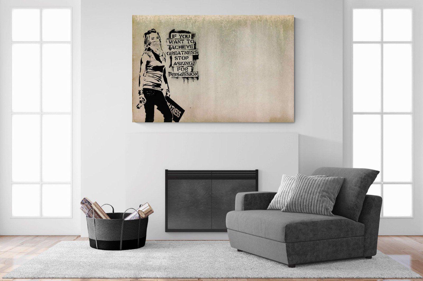 Achieve Greatness-Wall_Art-150 x 100cm-Mounted Canvas-No Frame-Pixalot