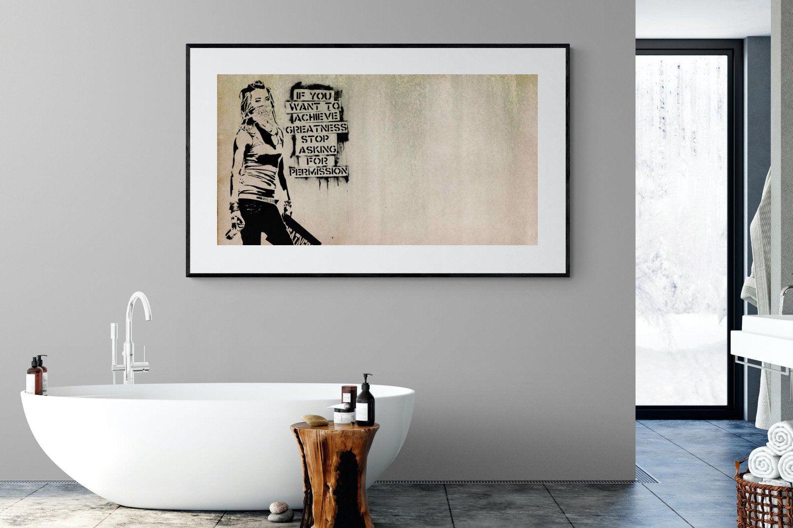 Achieve Greatness-Wall_Art-180 x 110cm-Framed Print-Black-Pixalot