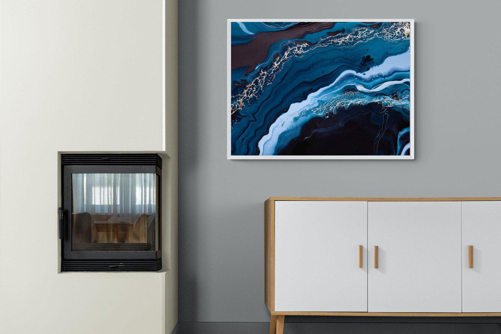 Acrylic Ocean-Wall_Art-100 x 75cm-Mounted Canvas-White-Pixalot