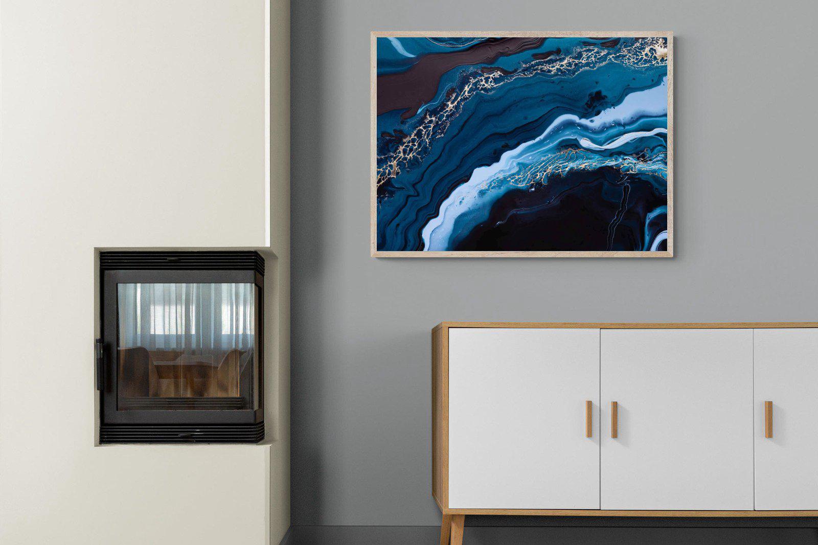Acrylic Ocean-Wall_Art-100 x 75cm-Mounted Canvas-Wood-Pixalot