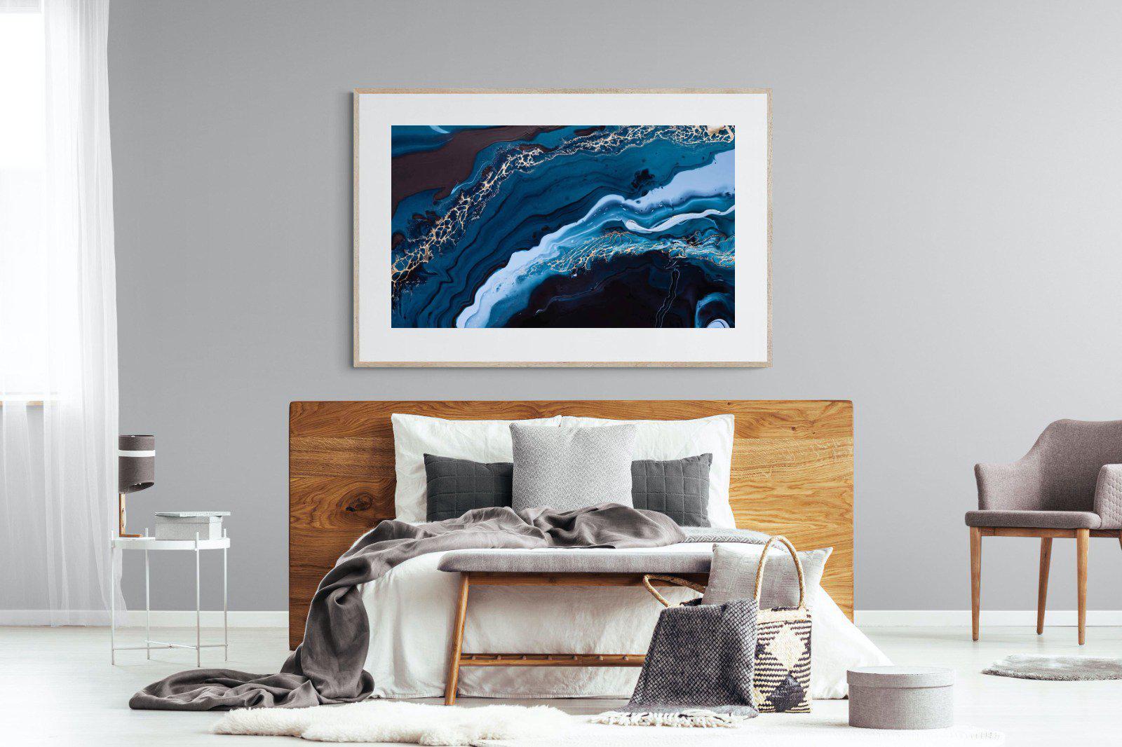 Acrylic Ocean-Wall_Art-150 x 100cm-Framed Print-Wood-Pixalot