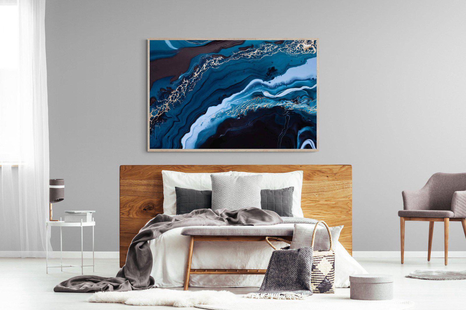 Acrylic Ocean-Wall_Art-150 x 100cm-Mounted Canvas-Wood-Pixalot