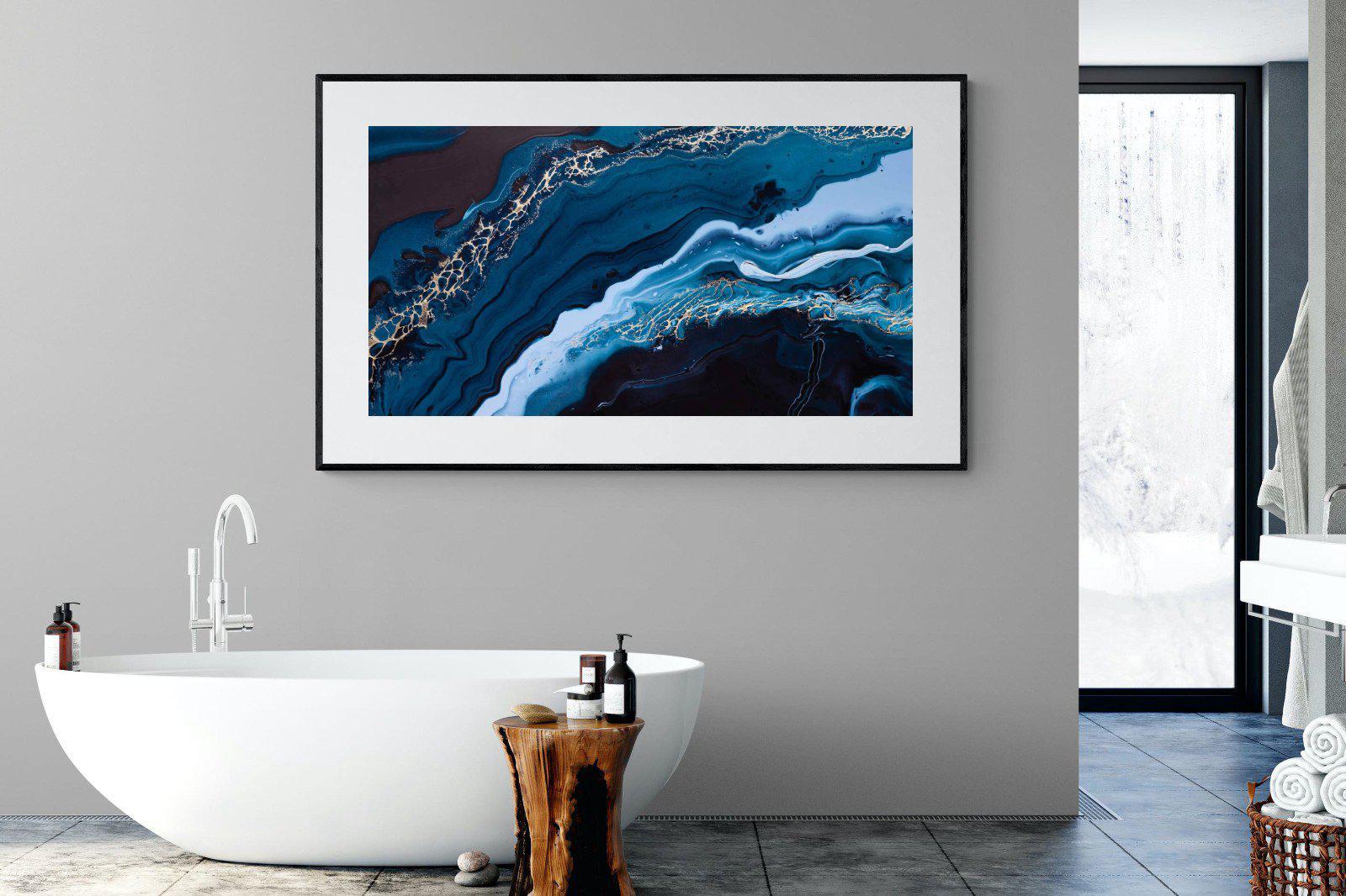 Acrylic Ocean-Wall_Art-180 x 110cm-Framed Print-Black-Pixalot