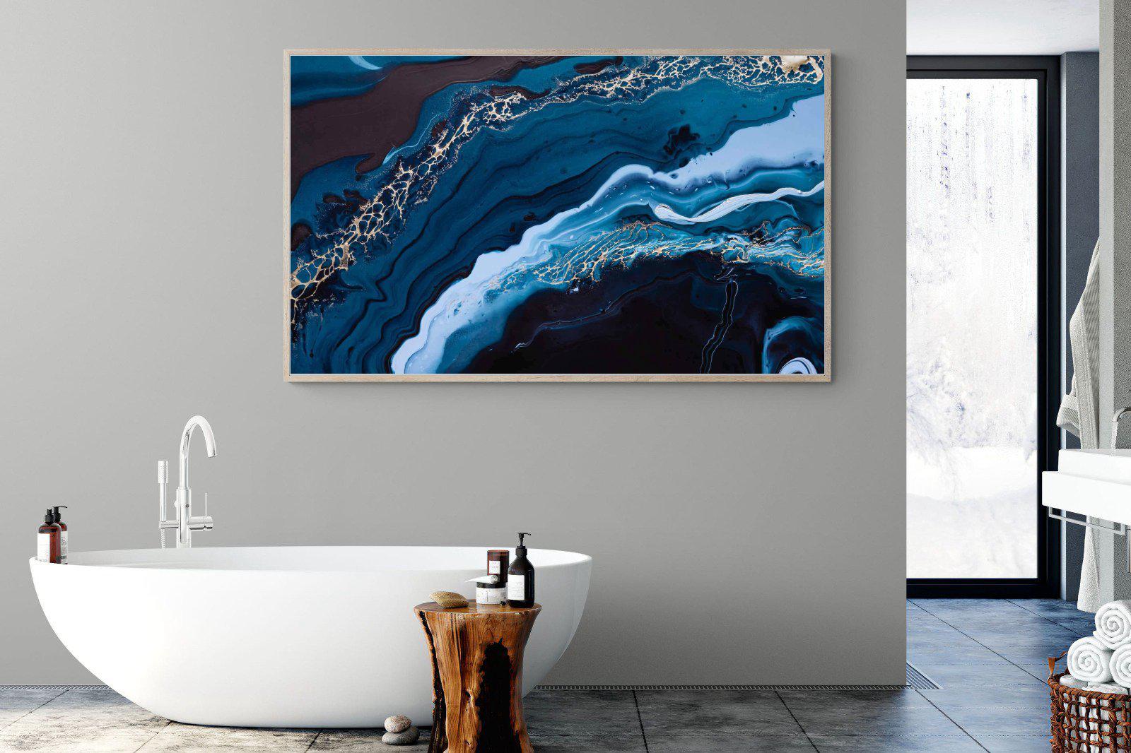 Acrylic Ocean-Wall_Art-180 x 110cm-Mounted Canvas-Wood-Pixalot