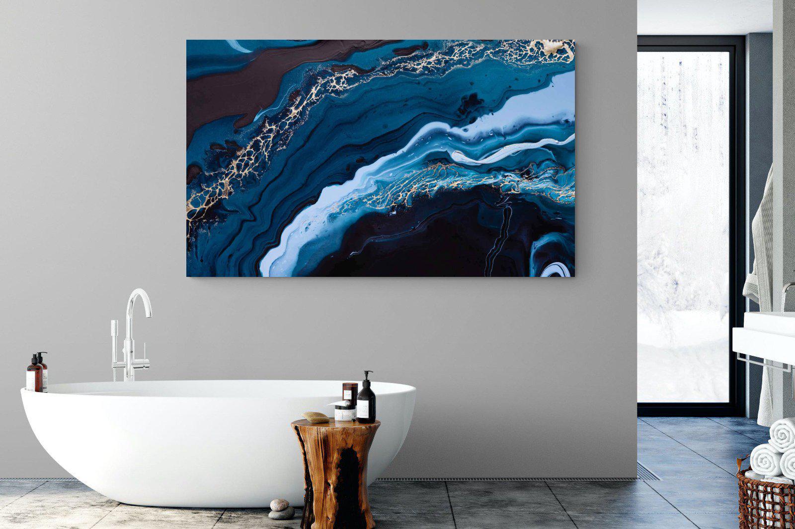Acrylic Ocean-Wall_Art-180 x 110cm-Mounted Canvas-No Frame-Pixalot