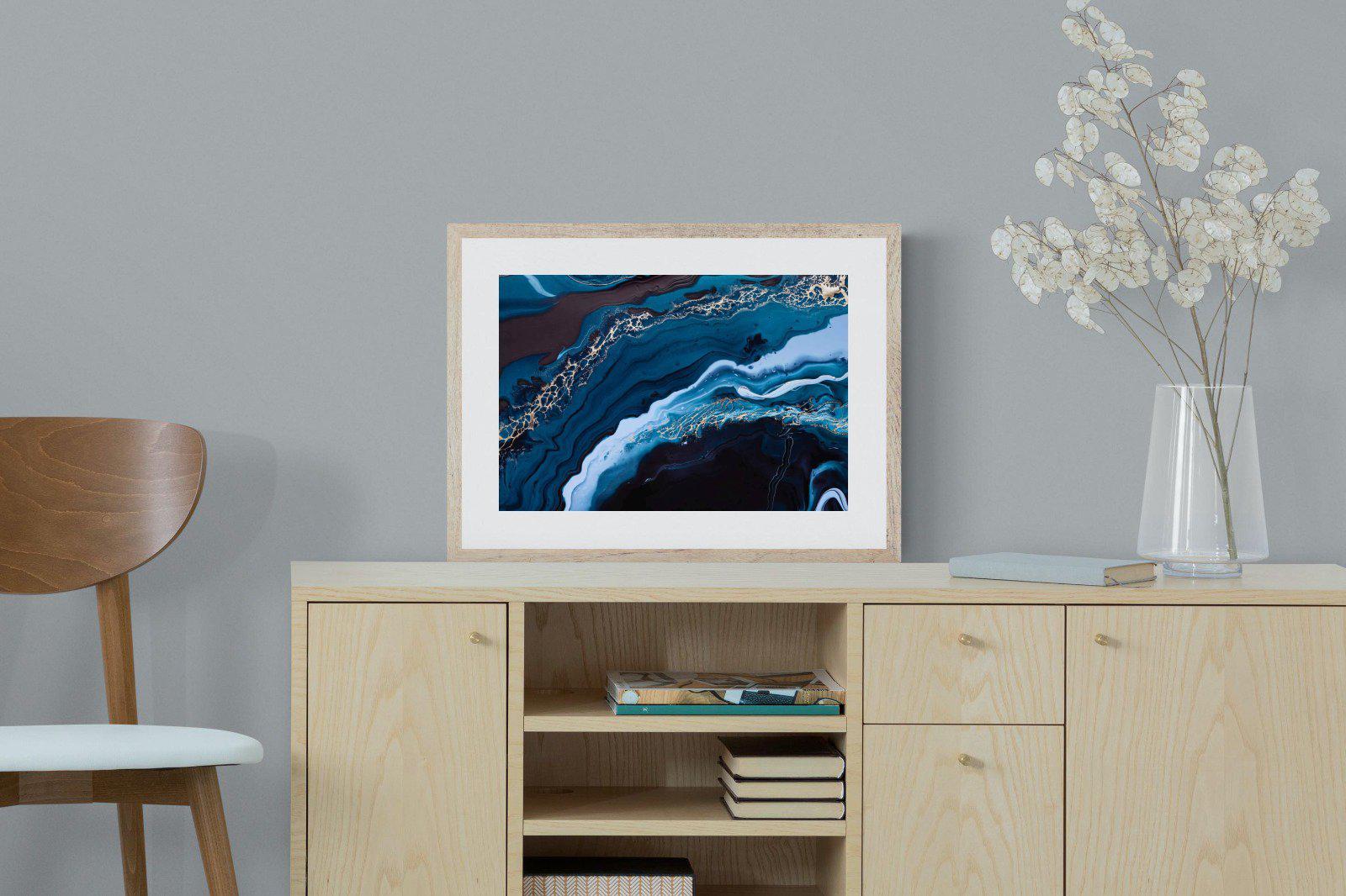 Acrylic Ocean-Wall_Art-60 x 45cm-Framed Print-Wood-Pixalot