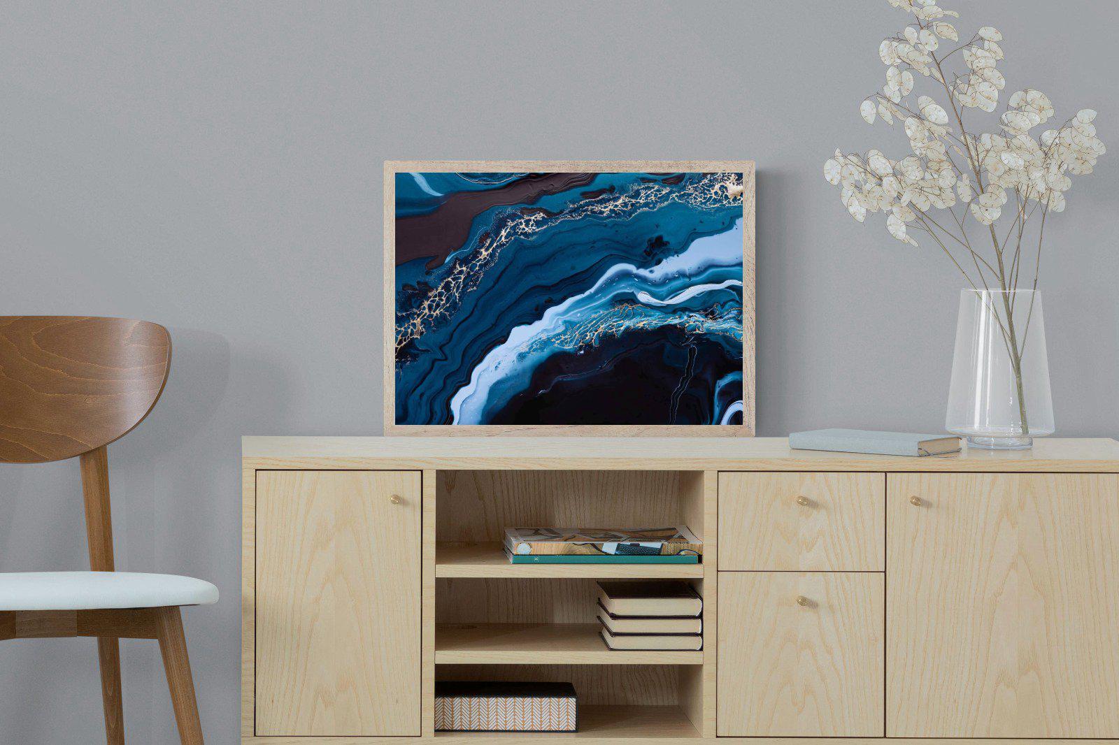 Acrylic Ocean-Wall_Art-60 x 45cm-Mounted Canvas-Wood-Pixalot
