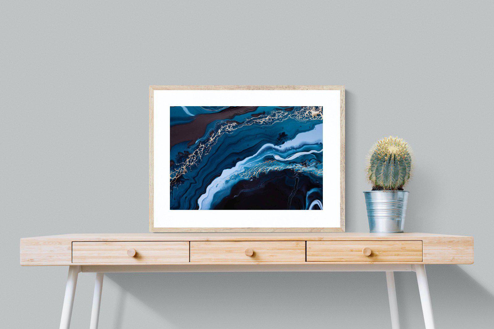 Acrylic Ocean-Wall_Art-80 x 60cm-Framed Print-Wood-Pixalot