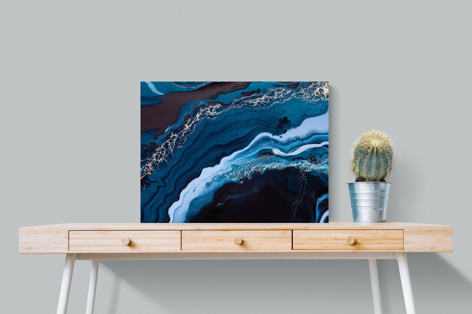 Acrylic Ocean-Wall_Art-80 x 60cm-Mounted Canvas-No Frame-Pixalot