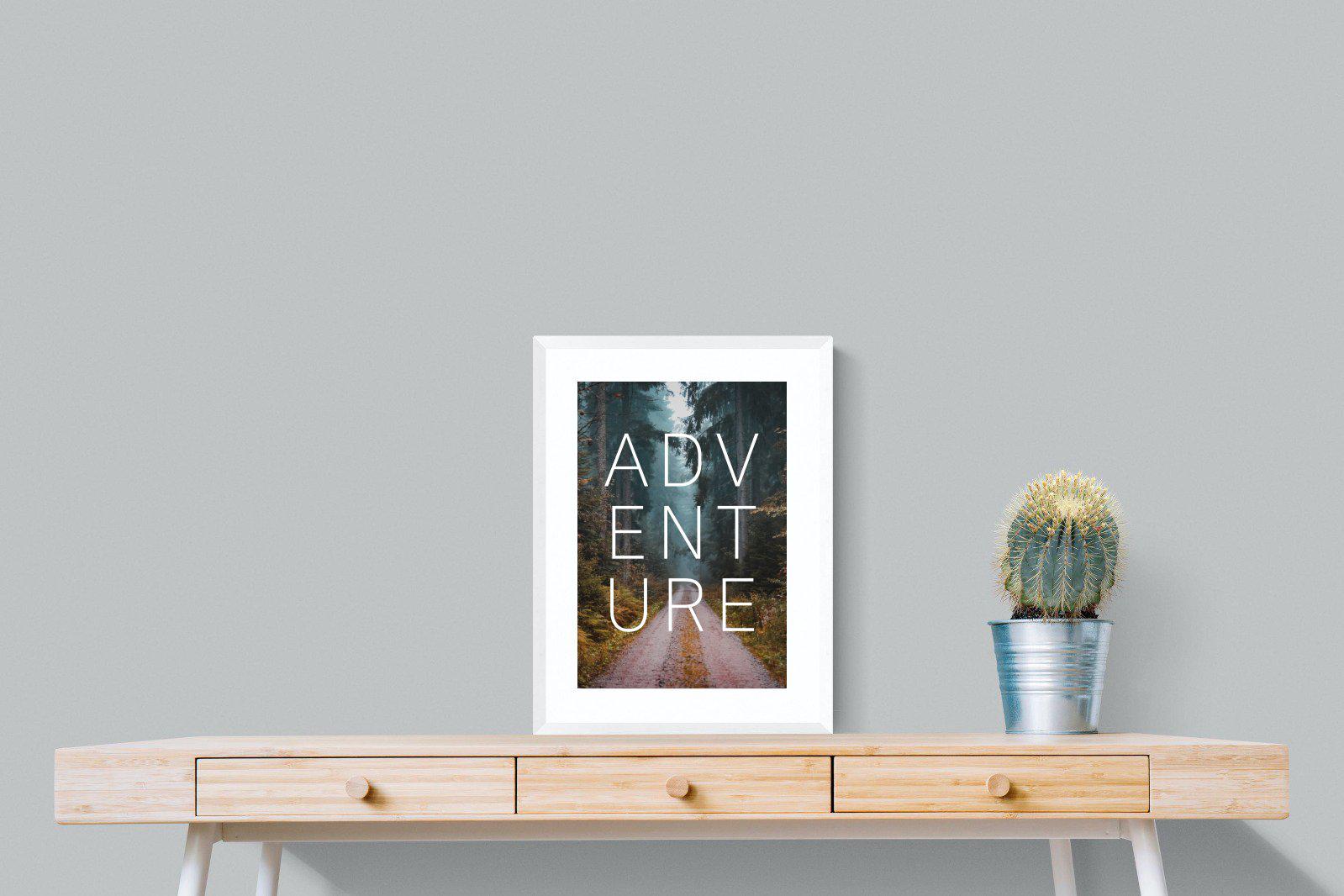 Adventure-Wall_Art-45 x 60cm-Framed Print-White-Pixalot