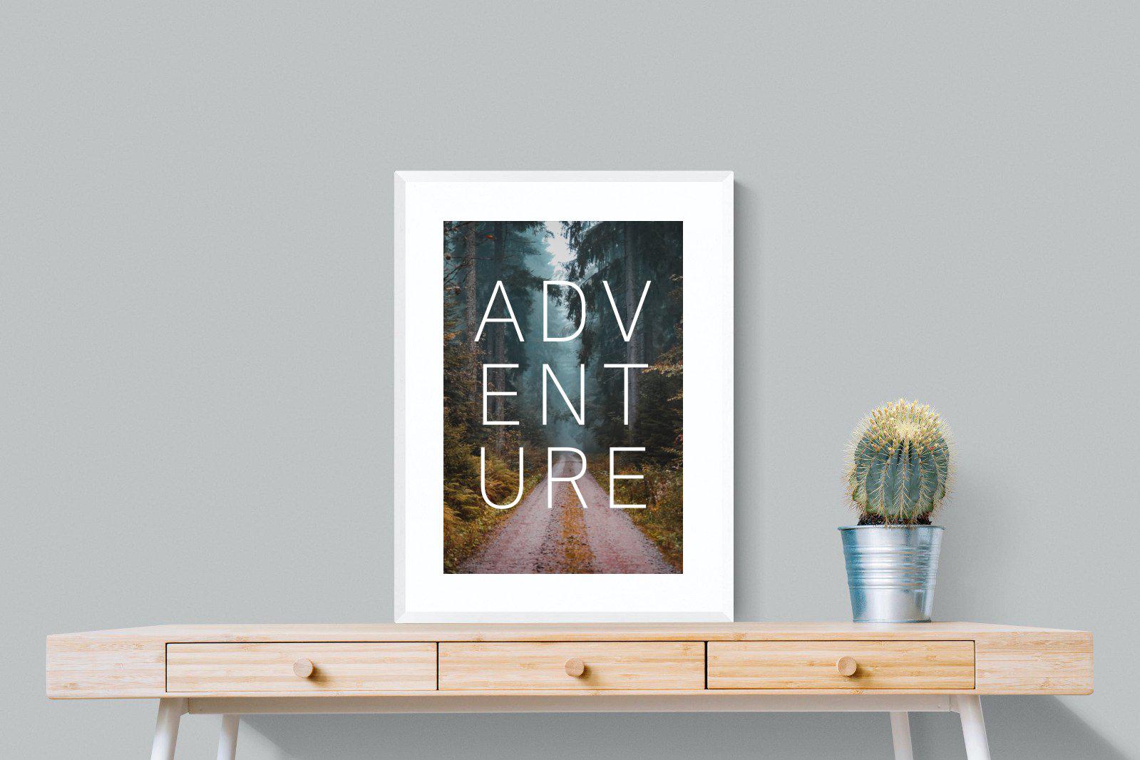 Adventure-Wall_Art-60 x 80cm-Framed Print-White-Pixalot