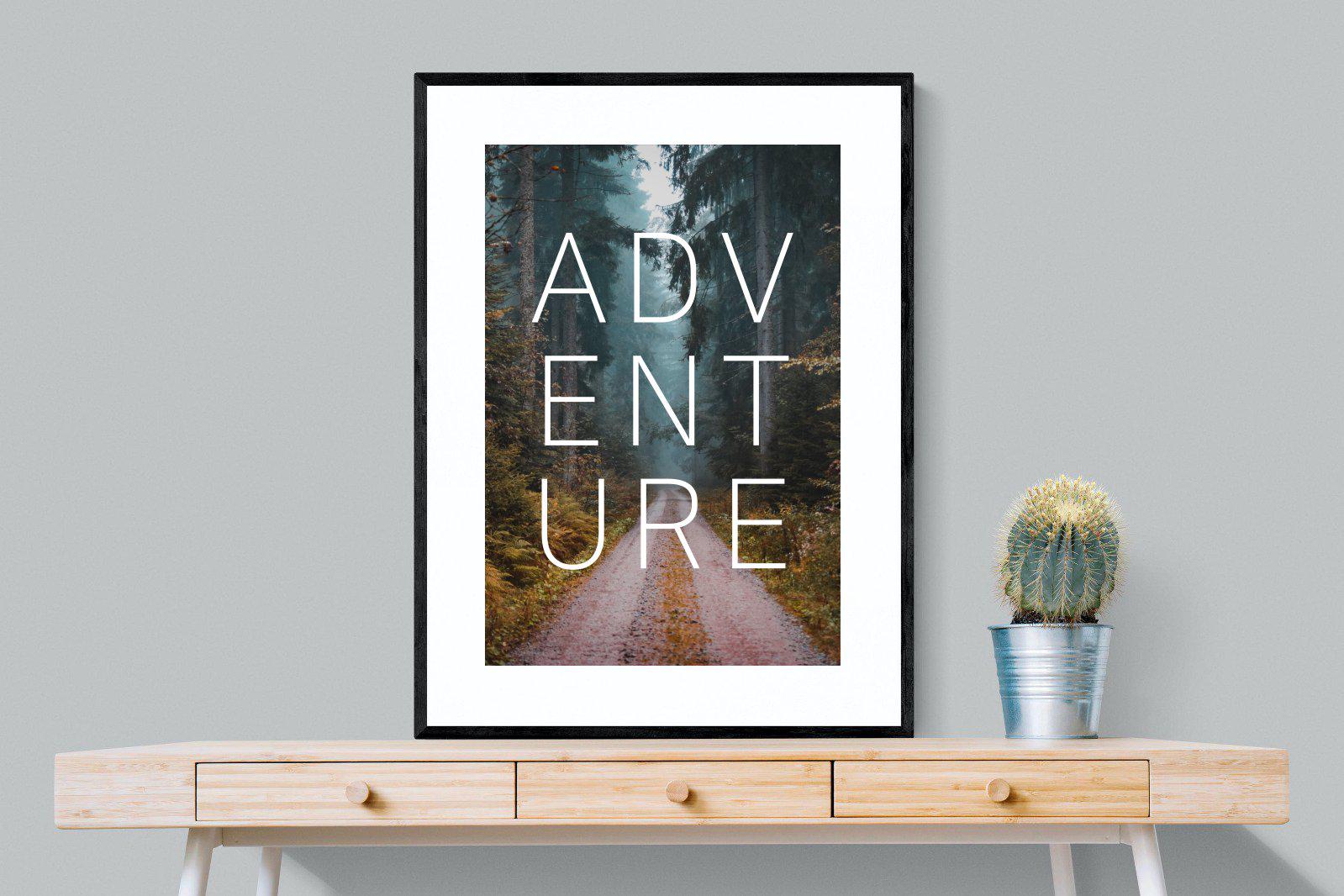 Adventure-Wall_Art-75 x 100cm-Framed Print-Black-Pixalot