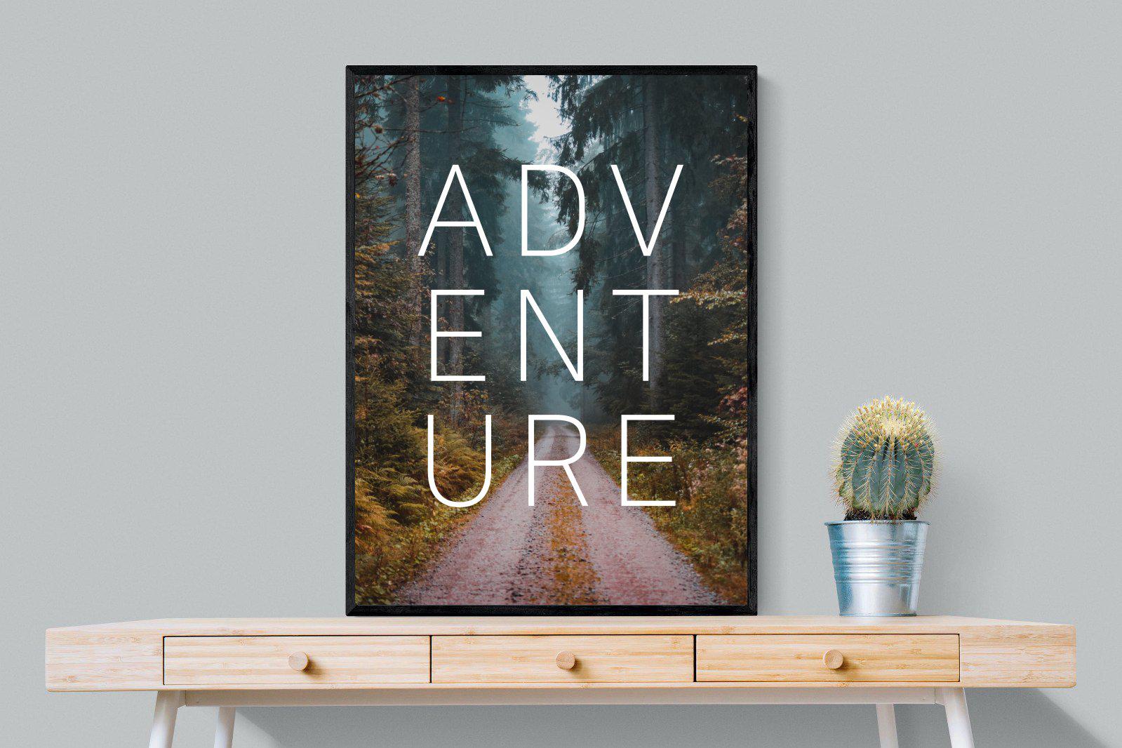 Adventure-Wall_Art-75 x 100cm-Mounted Canvas-Black-Pixalot