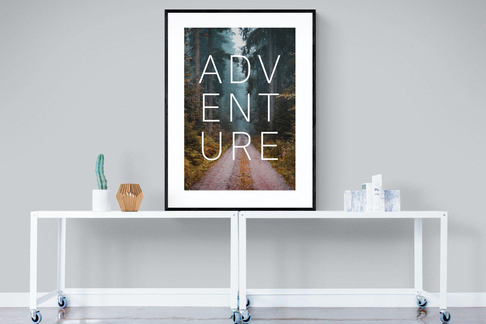 Adventure-Wall_Art-90 x 120cm-Framed Print-Black-Pixalot