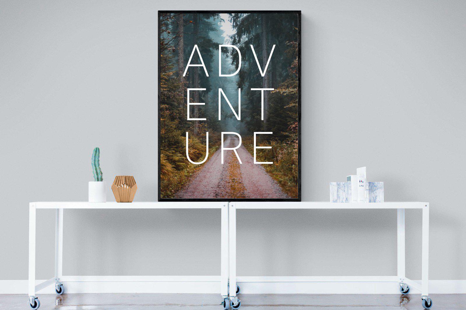 Adventure-Wall_Art-90 x 120cm-Mounted Canvas-Black-Pixalot