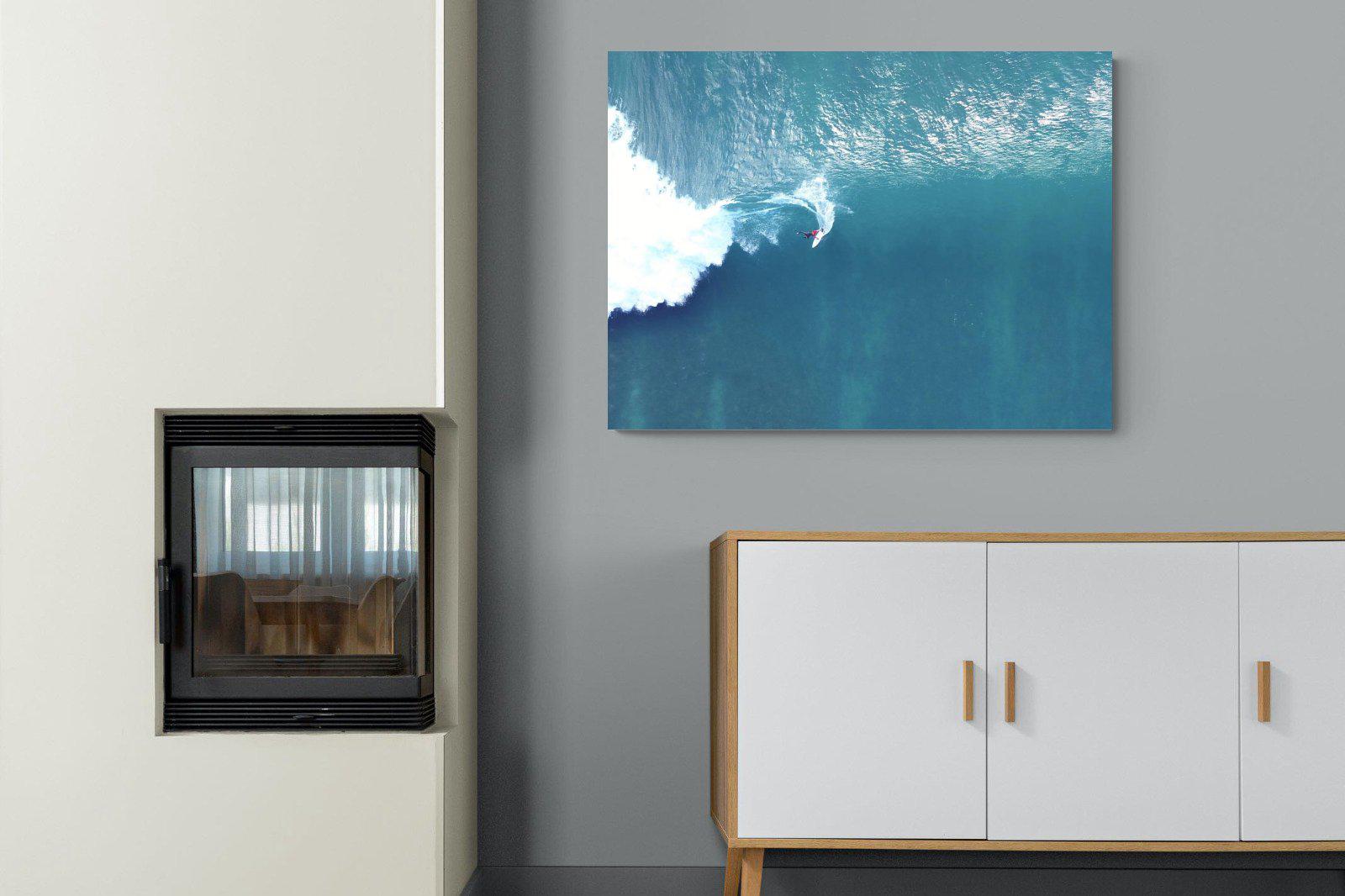 Aerial Surf-Wall_Art-100 x 75cm-Mounted Canvas-No Frame-Pixalot
