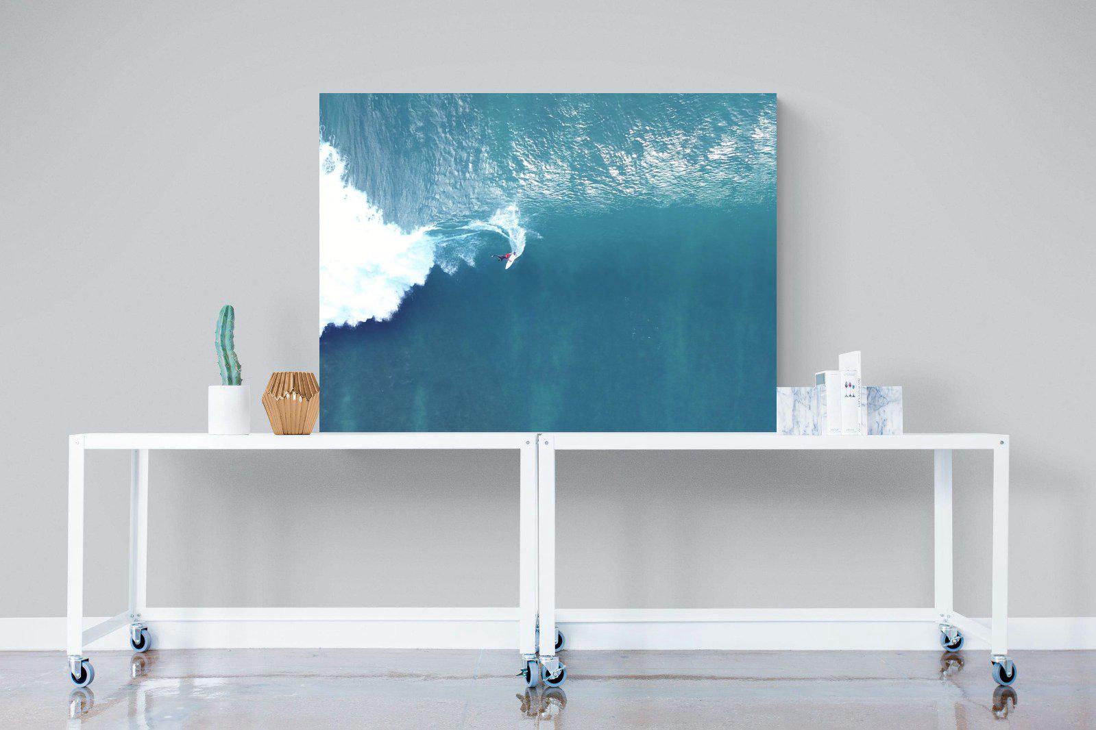 Aerial Surf-Wall_Art-120 x 90cm-Mounted Canvas-No Frame-Pixalot