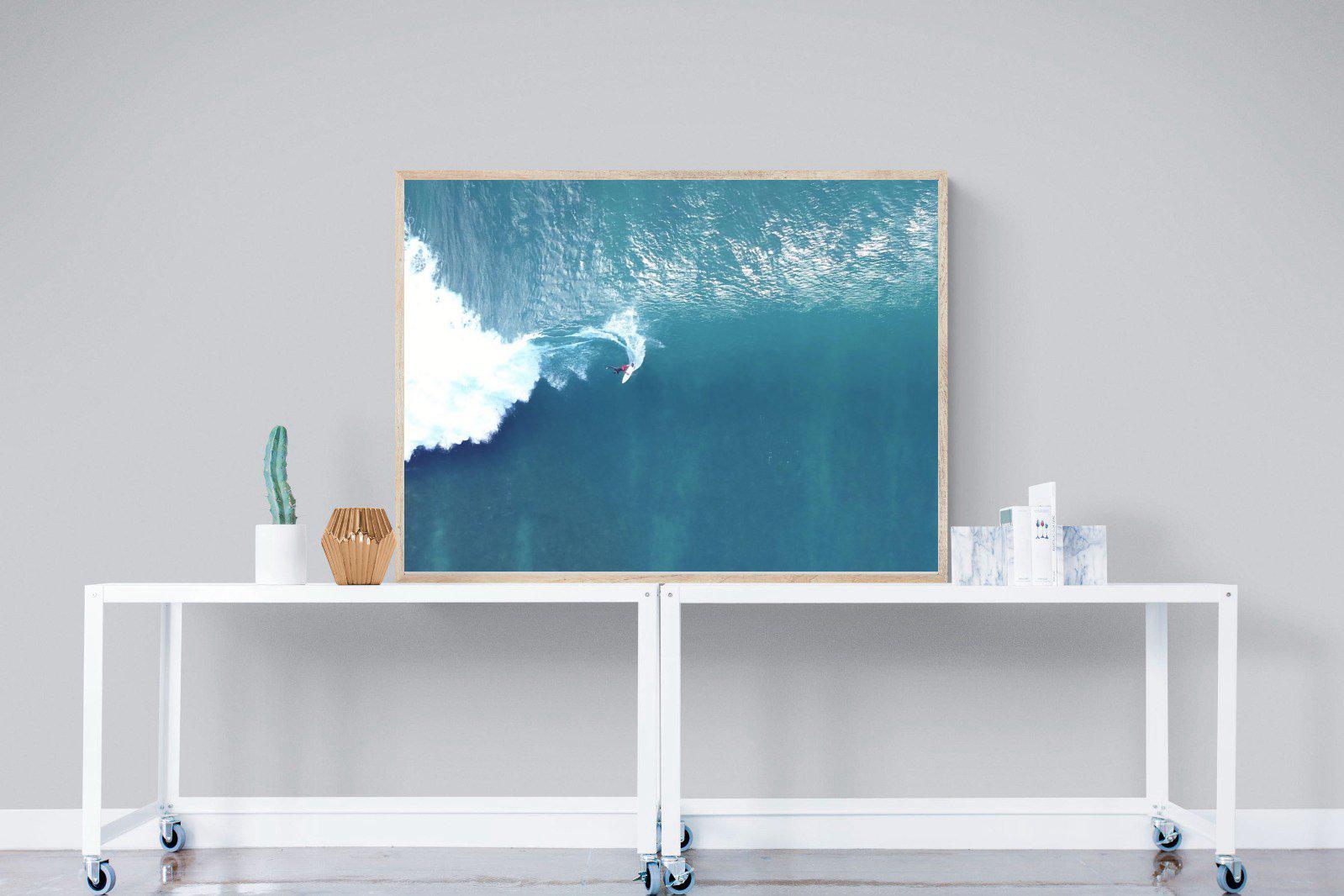 Aerial Surf-Wall_Art-120 x 90cm-Mounted Canvas-Wood-Pixalot