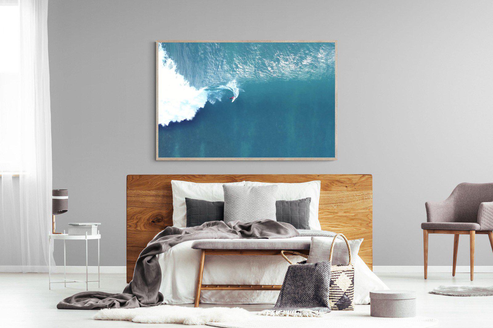 Aerial Surf-Wall_Art-150 x 100cm-Mounted Canvas-Wood-Pixalot