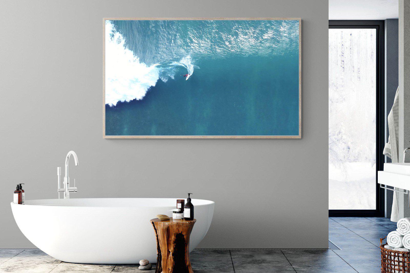 Aerial Surf-Wall_Art-180 x 110cm-Mounted Canvas-Wood-Pixalot