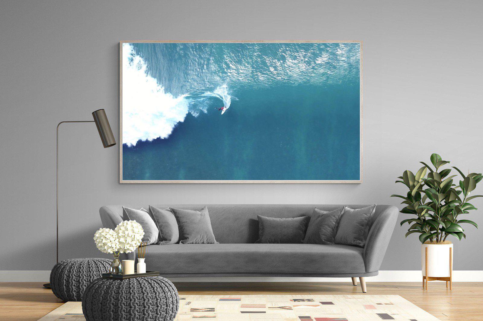 Aerial Surf-Wall_Art-220 x 130cm-Mounted Canvas-Wood-Pixalot