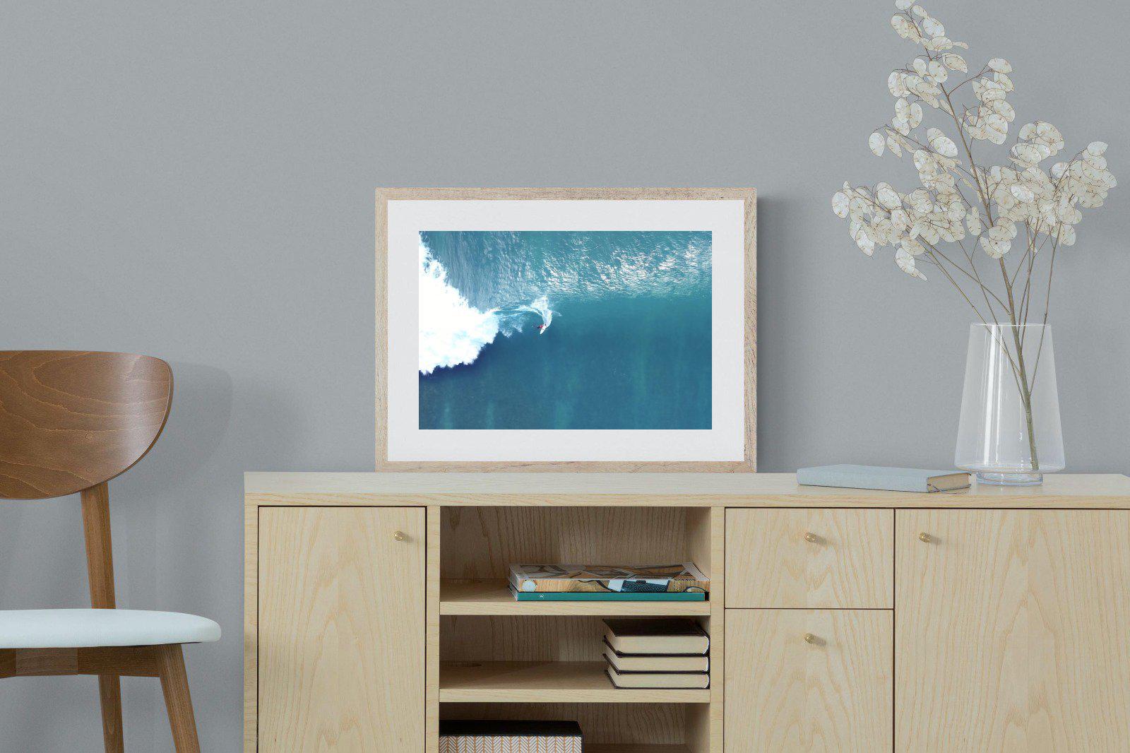 Aerial Surf-Wall_Art-60 x 45cm-Framed Print-Wood-Pixalot