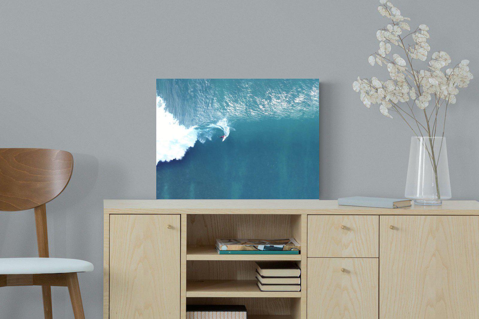 Aerial Surf-Wall_Art-60 x 45cm-Mounted Canvas-No Frame-Pixalot