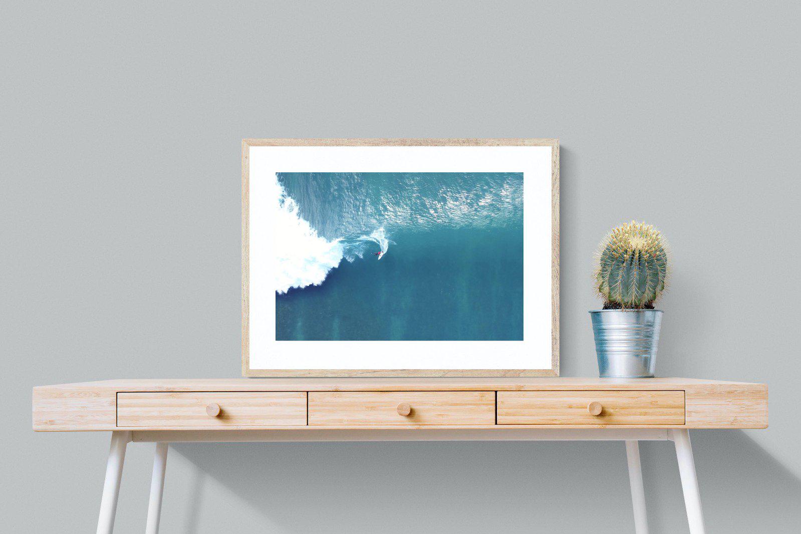 Aerial Surf-Wall_Art-80 x 60cm-Framed Print-Wood-Pixalot