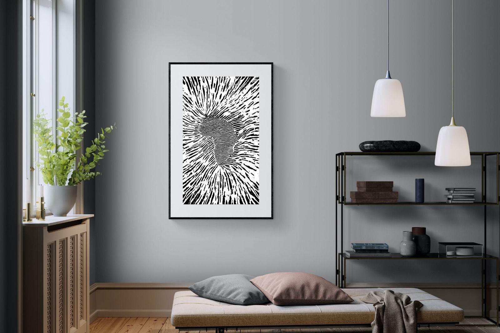 Africa Making Waves-Wall_Art-100 x 150cm-Framed Print-Black-Pixalot