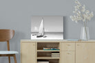 African Fishing Boat-Wall_Art-60 x 45cm-Mounted Canvas-No Frame-Pixalot