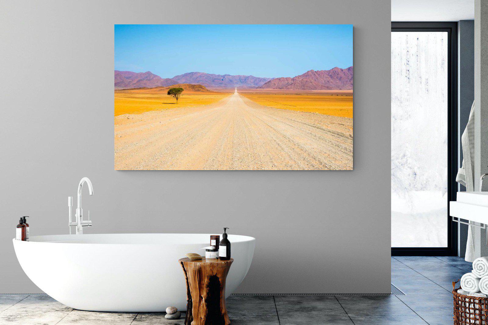 African Road-Wall_Art-180 x 110cm-Mounted Canvas-No Frame-Pixalot