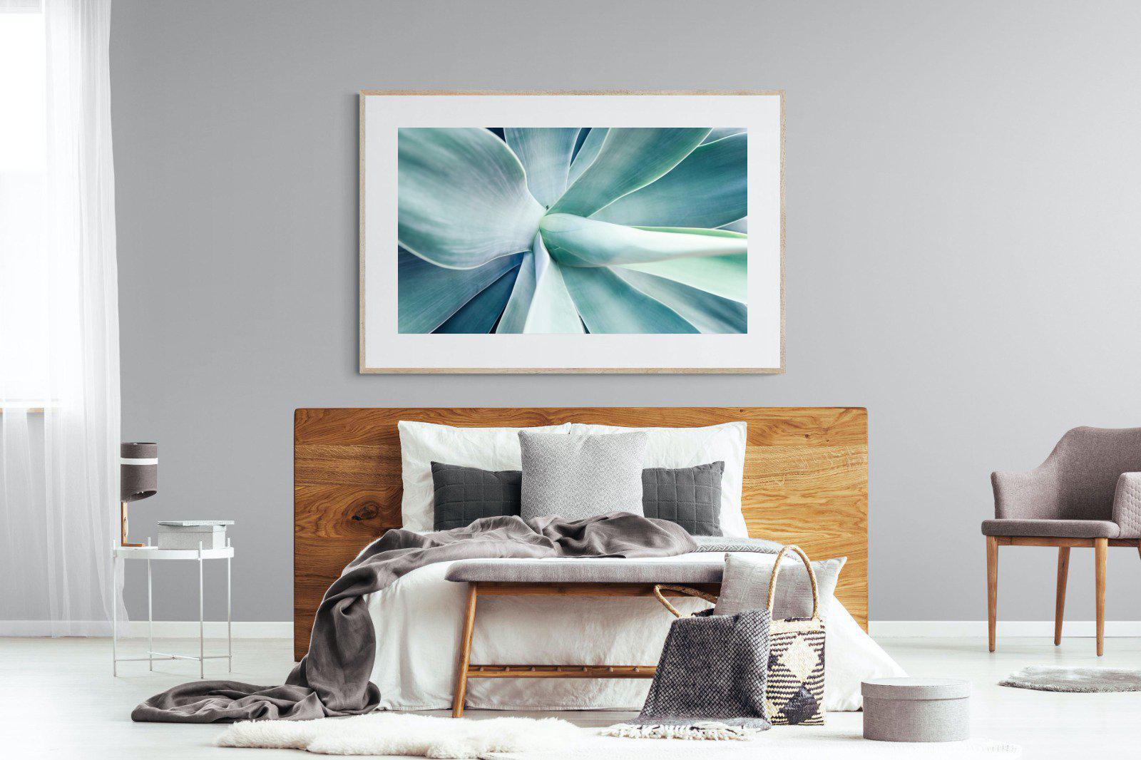 Agave-Wall_Art-150 x 100cm-Framed Print-Wood-Pixalot