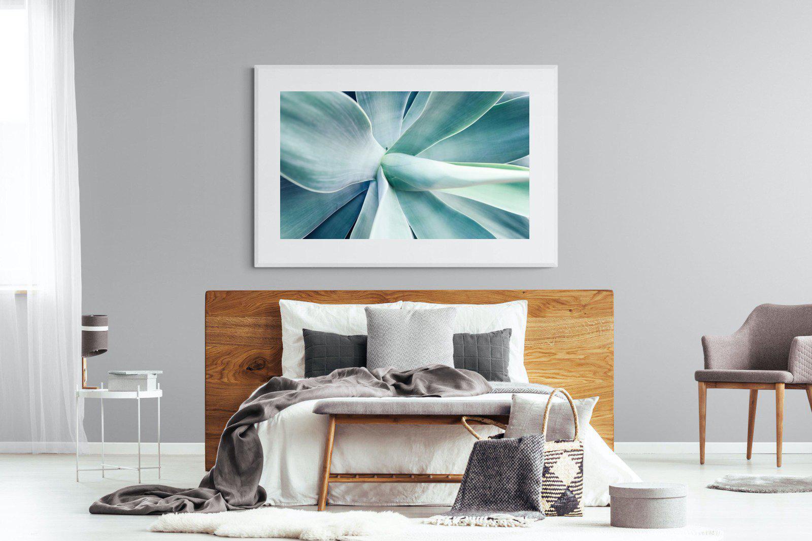 Agave-Wall_Art-150 x 100cm-Framed Print-White-Pixalot