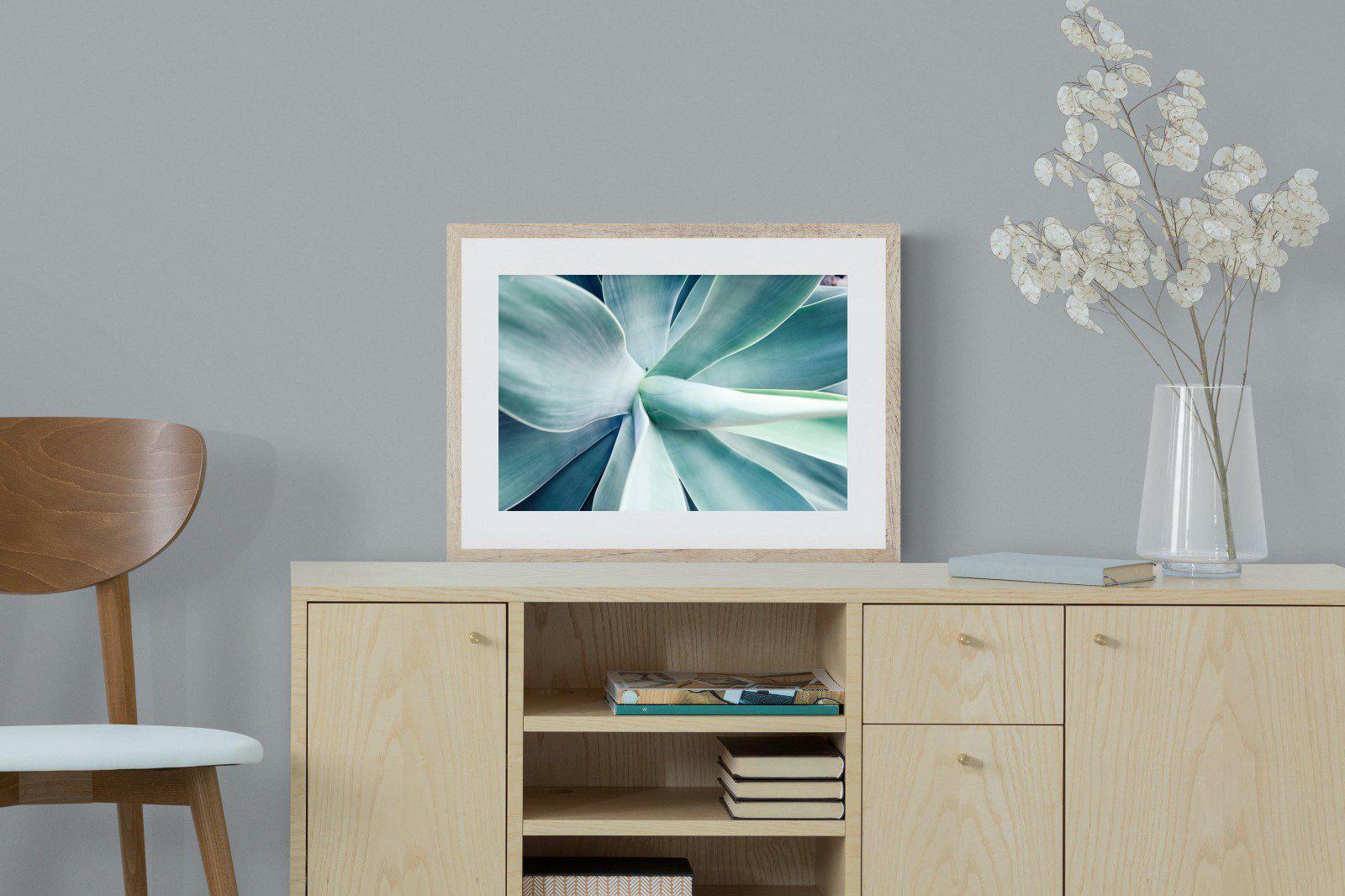 Agave-Wall_Art-60 x 45cm-Framed Print-Wood-Pixalot