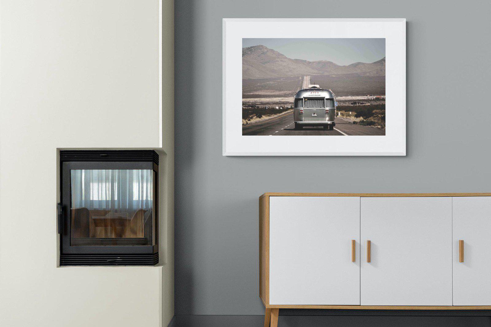 Airstream-Wall_Art-100 x 75cm-Framed Print-White-Pixalot