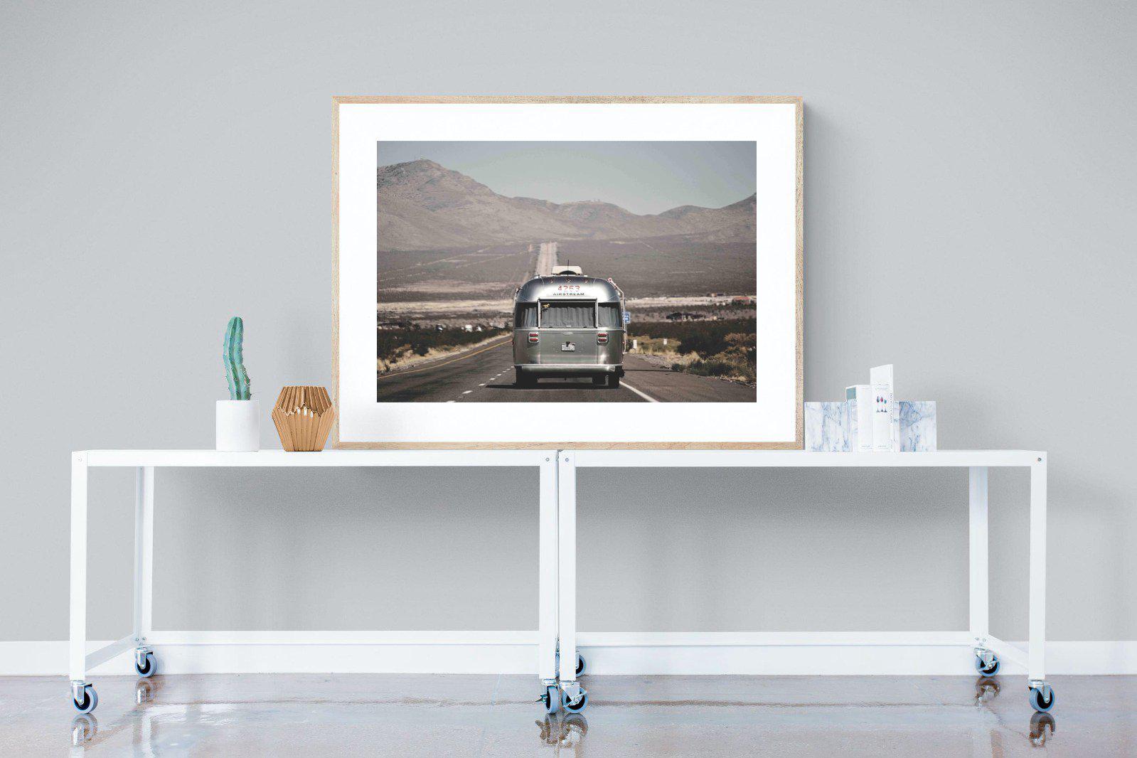 Airstream-Wall_Art-120 x 90cm-Framed Print-Wood-Pixalot
