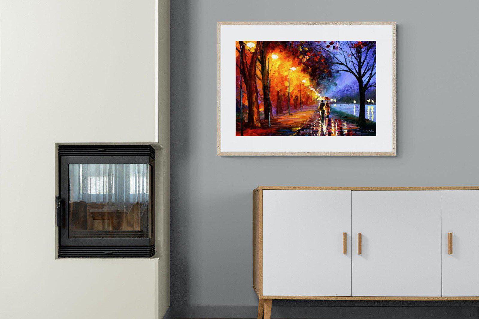 Alley By The Lake-Wall_Art-100 x 75cm-Framed Print-Wood-Pixalot