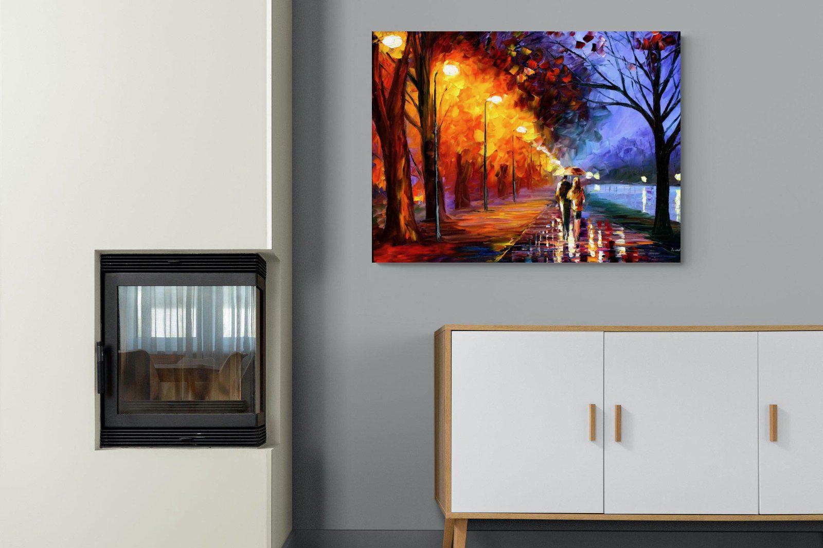 Alley By The Lake-Wall_Art-100 x 75cm-Mounted Canvas-No Frame-Pixalot