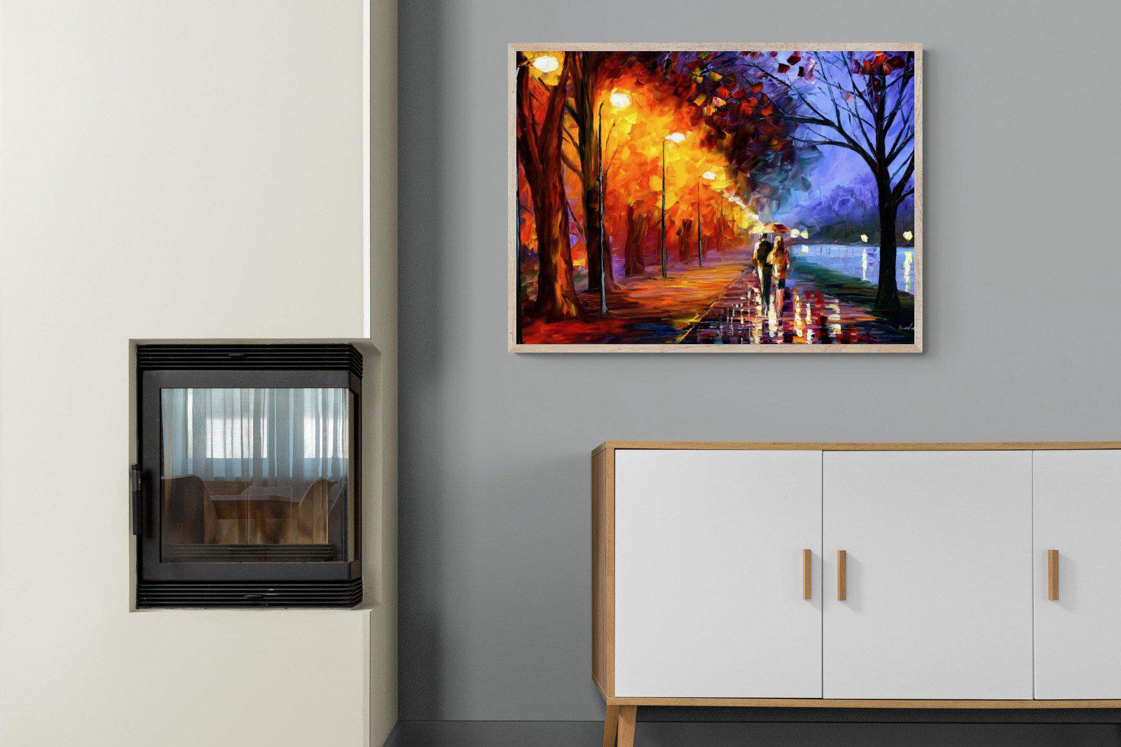 Alley By The Lake-Wall_Art-100 x 75cm-Mounted Canvas-Wood-Pixalot