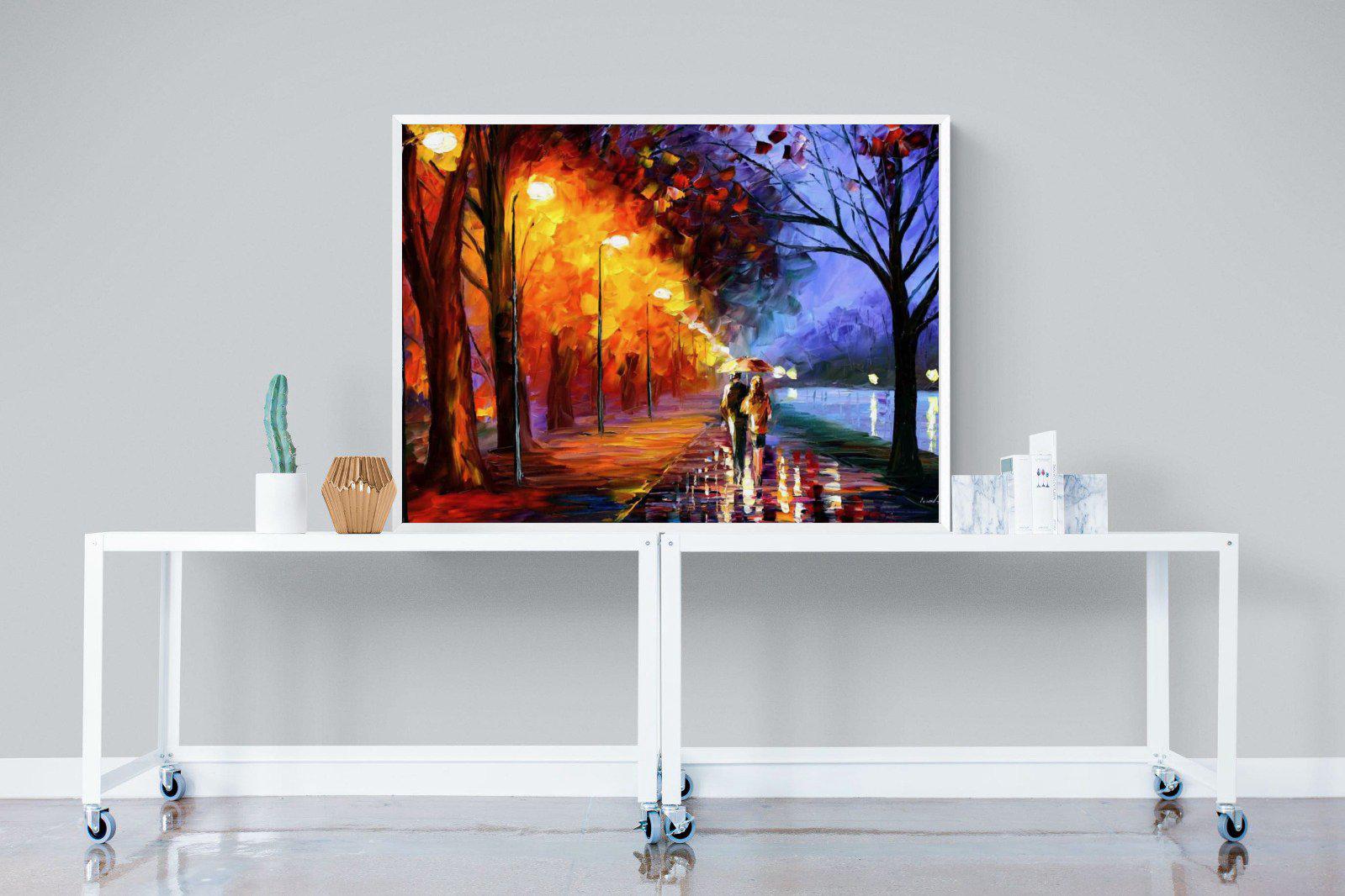 Alley By The Lake-Wall_Art-120 x 90cm-Mounted Canvas-White-Pixalot