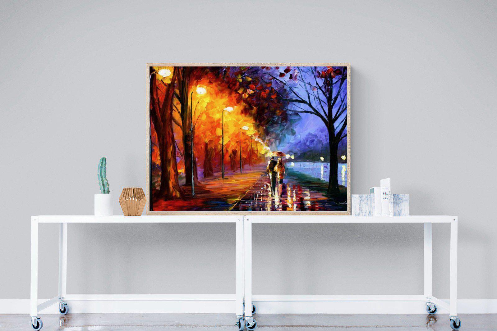 Alley By The Lake-Wall_Art-120 x 90cm-Mounted Canvas-Wood-Pixalot