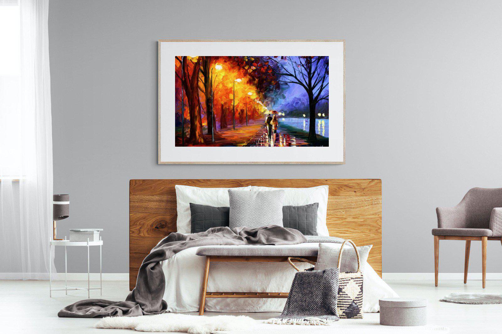 Alley By The Lake-Wall_Art-150 x 100cm-Framed Print-Wood-Pixalot